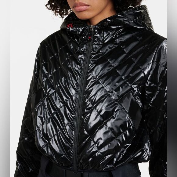 Perfect Moment Brooke Ski Suit Black Quilted NWT XL Waterproof - Picture 4 of 12